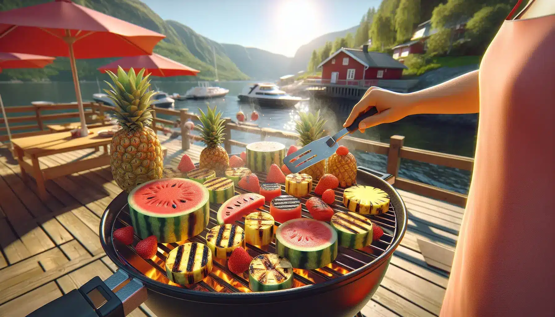 Hvordan grille frukt for en smakfull sommerdessert – tips for perfekt grillet frukt – illustrasjon 2