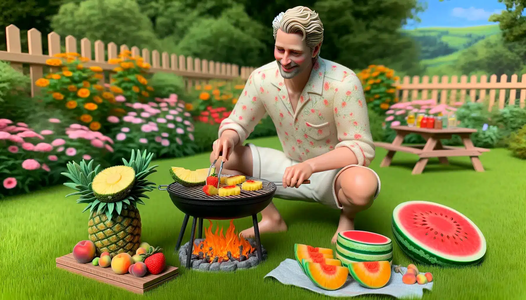 Hvordan grille frukt for en smakfull sommerdessert – tips for perfekt grillet frukt – illustrasjon 1