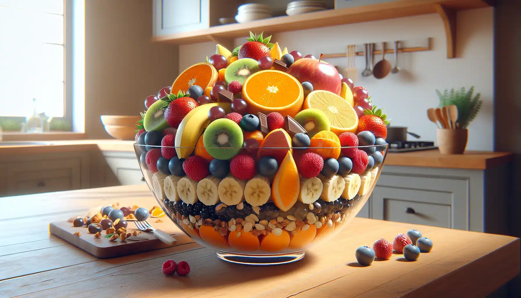 Slik lager du sunn fruktsalat – enkle og deilige oppskrifter til dessert og mellommåltid – illustrasjon 1