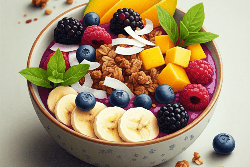 Slik lager du fruktbaserte smoothiebowls: Oppskrift, tips, forhold og topping