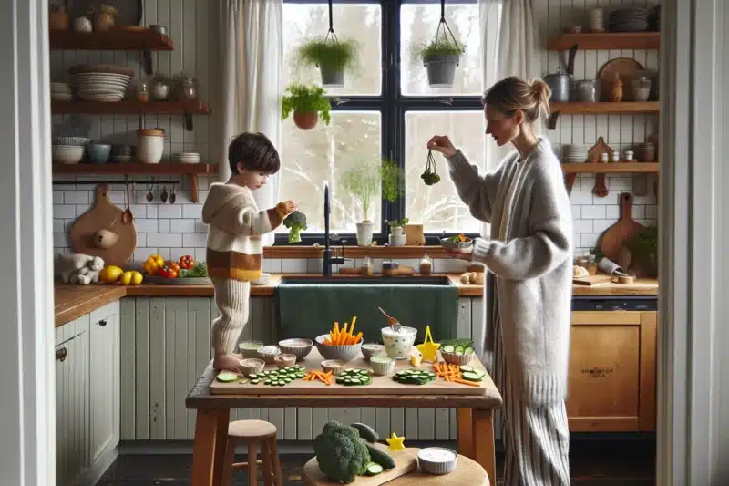 Slik gjør du grønnsaker spennende for barn