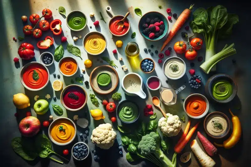 Hvordan bruke frukt og grønnsaker for å lage sunne sauser