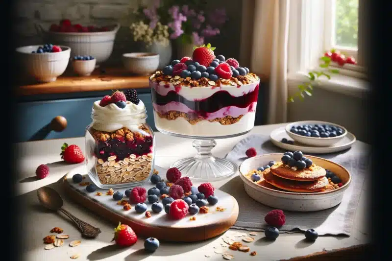 Slik lager du enkle og sunne desserter med bær